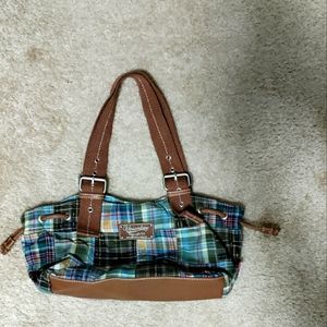 Union Bay Green Plaid Purse